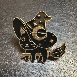 Witchy Cat Pin